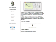 Tablet Screenshot of loudhush.ro